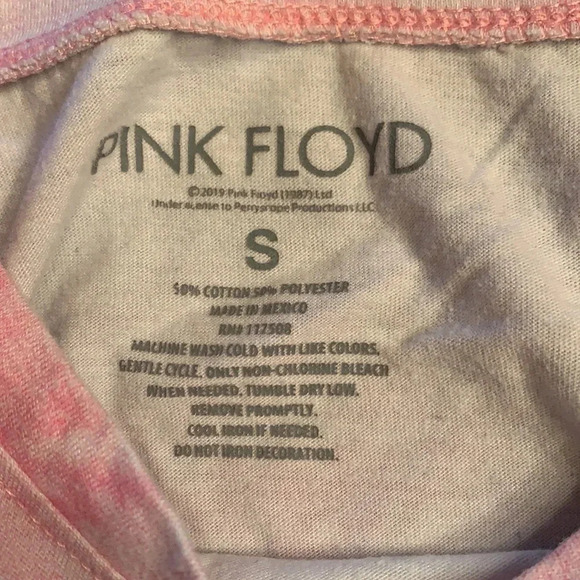 Pink Floyd Women’s Crop Top Tee Shirt Small - Picture 4 of 6